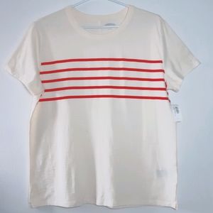 Old Navy T-shirt with Red Stripes
